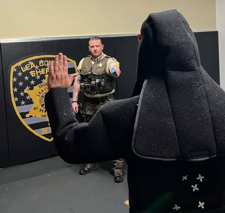 Taser simulation training