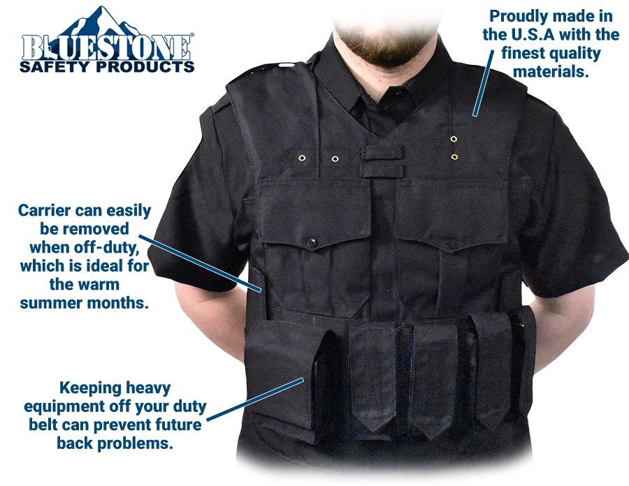 Bluestone custom vest carrier with bulletpoints