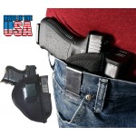 Special Ops IWB Belt Clip Holster With Sewn-On Mag Pouch with Kydex Insert (Fits Glock 17, 19, 26, 30)